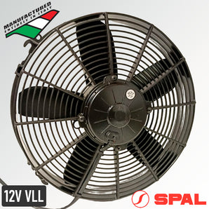 VA34-AP70/VLL-36A (Very Long Life) 12v 12" SPAL Puller Fan