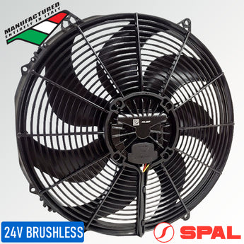 VA91-BBL341P/R/A/N-65A 24V 15.2" SPAL Brushless Puller Fan