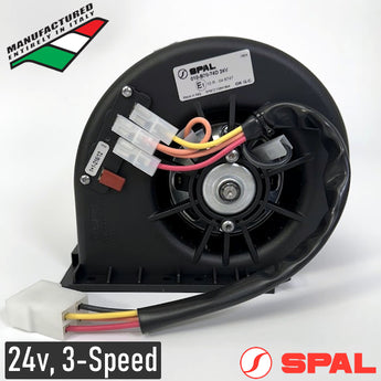 SPAL 010-B70-74D 24V Single Wheel Blower Assembly