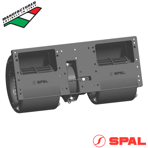 SPAL 006 B45 22 24V Double Wheel Blower Assembly 3 Speed 12 7A spal-006-b45-22-24v-double-wheel-blower-assembly-3-speed-12-7a