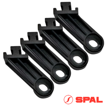 SPAL Fan Mounting Feet - 45° Right Raised Profile