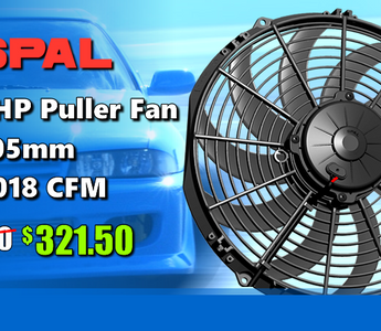 Featured Fan: SPAL 12v HP 16" 2018 CFM Puller