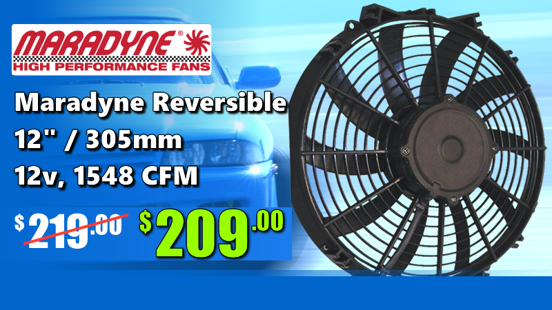 Featured: Maradyne Reversible 12" Thermo Fan - 1548 CFM