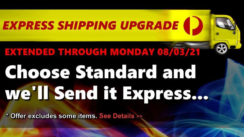 EXTENDED - Get a Free Upgrade to Express Shipping Today!