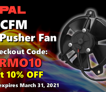SPAL 5.2"Pusher Fan - Get 10% Off Before End of march
