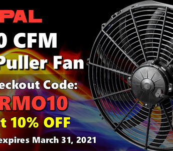 SPAL 3000CFM 16" Puller Fan - Use Code THERMO10 to get 10% OFF