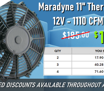 M113K-DS (EF8908) 12v 11" Maradyne Champion Series Fan