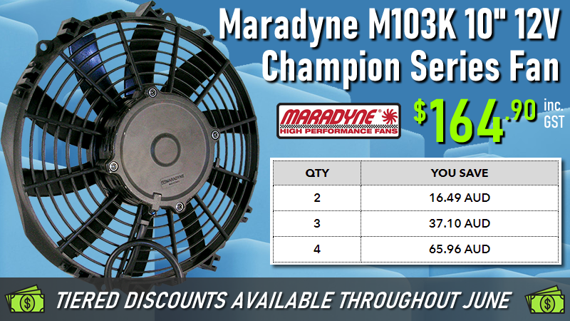 Maradyne M103K 10" Champion Series Puller Fan