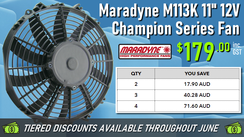 Maradyne Champion Series 11" 130W Cooling Fan M113K