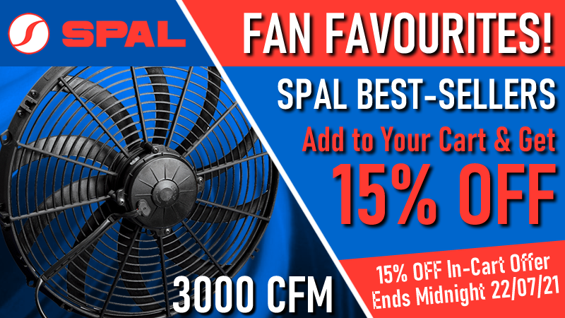 SPAL 16" High Output 3000 CFM Puller Fan