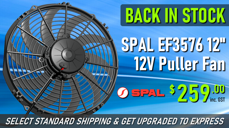 Back In Stock: SPAL 906 CFM 12" Puller Fan