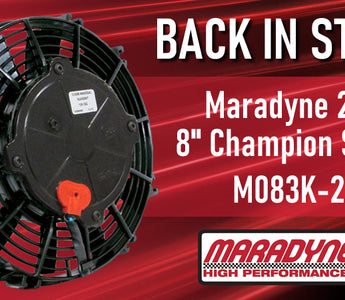 Back In Stock: Maradyne 24V 8" Champion Series Fan