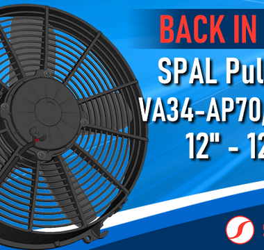 BACK IN STOCK - SPAL 12" Puller Fan 12 & 24v