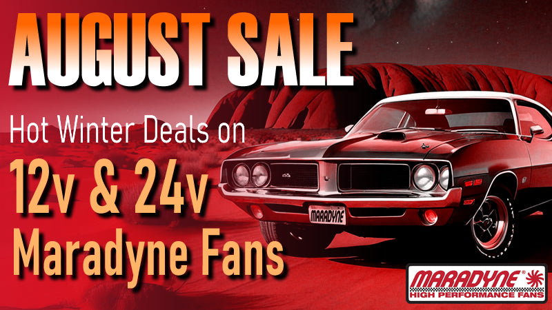 August Sale - Maradyne 12V & 24V Fans