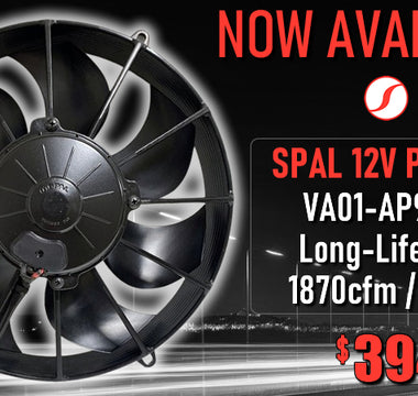 Now Available: SPAL 12V 12" High-Performance Puller Fan