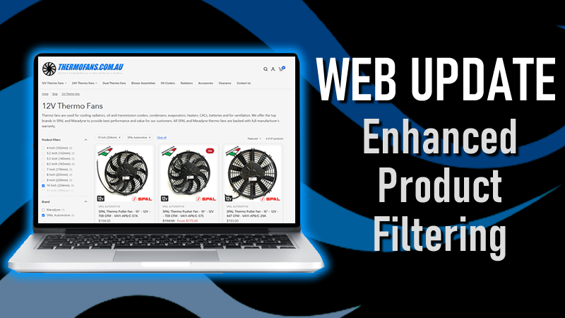 Website Update - Enhanced Product Filtering