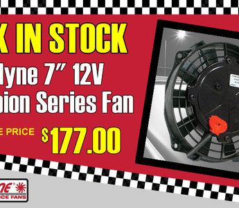 Back In Stock - Maradyne M073K 7" 12V Fan