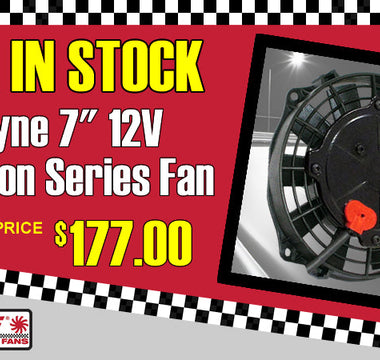 Back In Stock - Maradyne M073K 7" 12V Fan