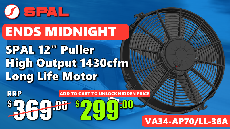 SPAL 12" Puller 1430CFM Fan - Special Price Ends Tonight