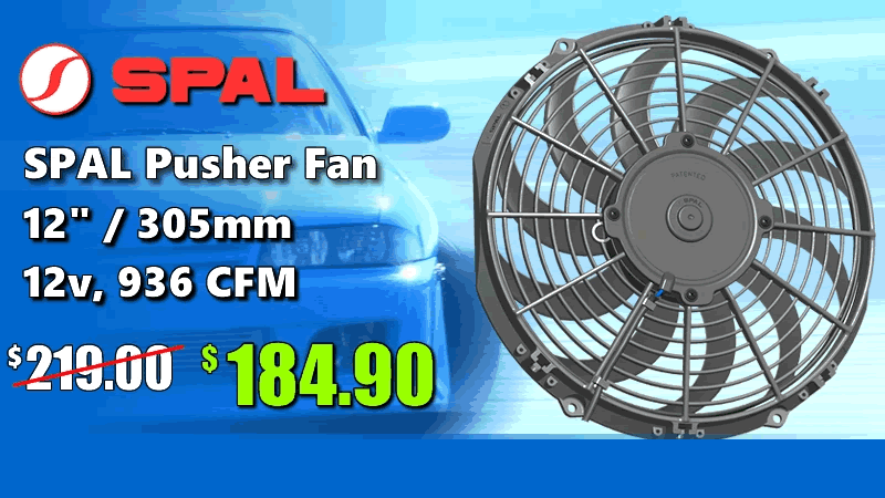 Featured: SPAL 12" Pusher Fan - 936 CFM