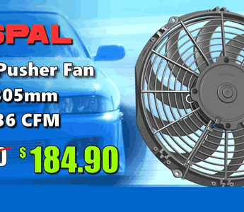 Featured: SPAL 12" Pusher Fan - 936 CFM