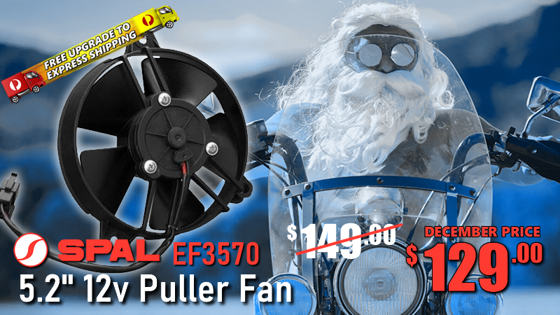 December Special - SPAL 5.2" 12V Puller Fan