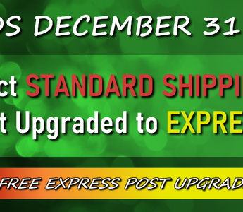 Free Express Shipping Upgrade Ends December 31