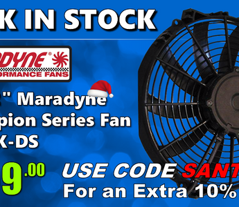Back In Stock: Maradyne 12"Champion Series Fan
