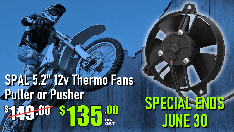 5.2" SPAL Puller and Pusher Fans $135 Special Price