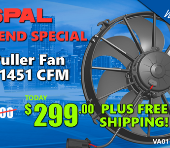 March Madness Weekend Special - SPAL 12" 1451 CFM Thermo Fan
