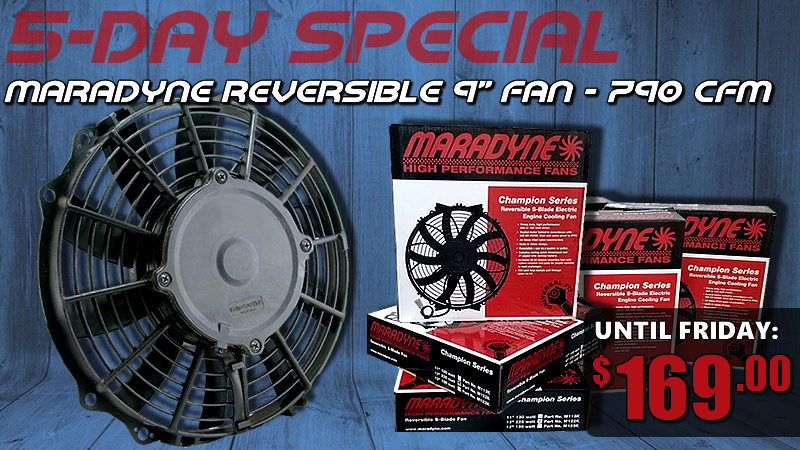 Maradyne May 5-Day Special: 9" Reversible Thermo Fan