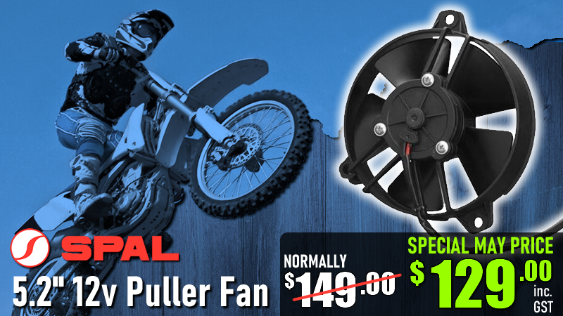 LAST DAYS - SPAL 5.2" Puller Fan Special Ends Monday 31/05