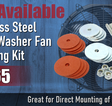 New: Bolt and Washer Fan Mounting Kit