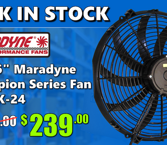 Back In Stock - Maradyne 16" Reversible 24v Fan