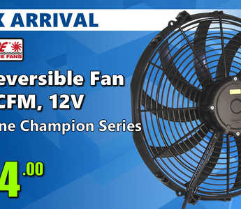 Stock Arrival: Maradyne 16" Reversible Fan - 12V - 2170 CFM