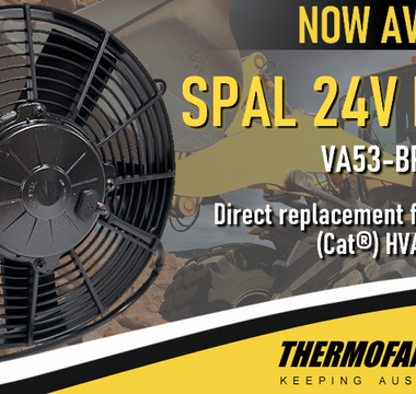VA53-BP70/LL-39A (EF3800) 24v 10" SPAL Puller Fan