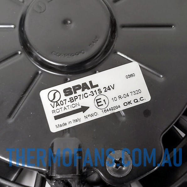 SPAL 12V and 24V Thermo Fans – Thermofans.com.au