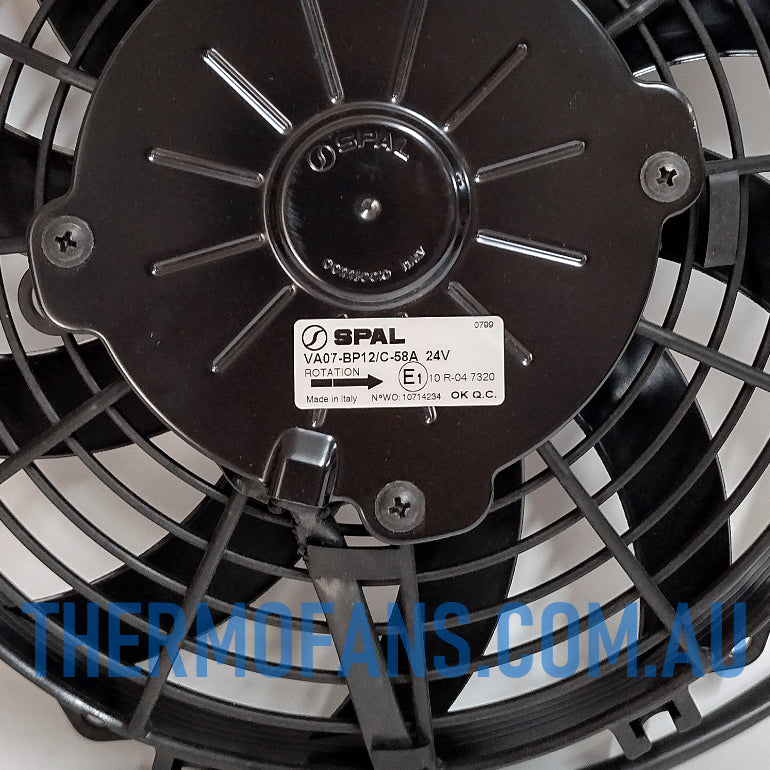 VA07-BP12/C-58A (EF3536) 24v 9" SPAL Puller Fan