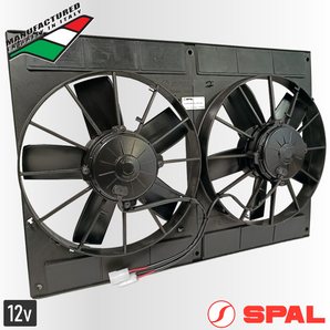 2VA06-BP70/LL-37A (EF3605) 24V 11" Dual SPAL Puller Fan