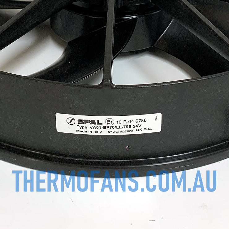 SPAL VA01-AP70/LL-79S 12v 12" Pusher Fan