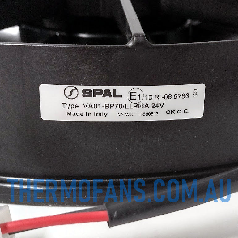 VA01-BP70/LL-66A (EF3642) 24v 12" SPAL Puller Fan