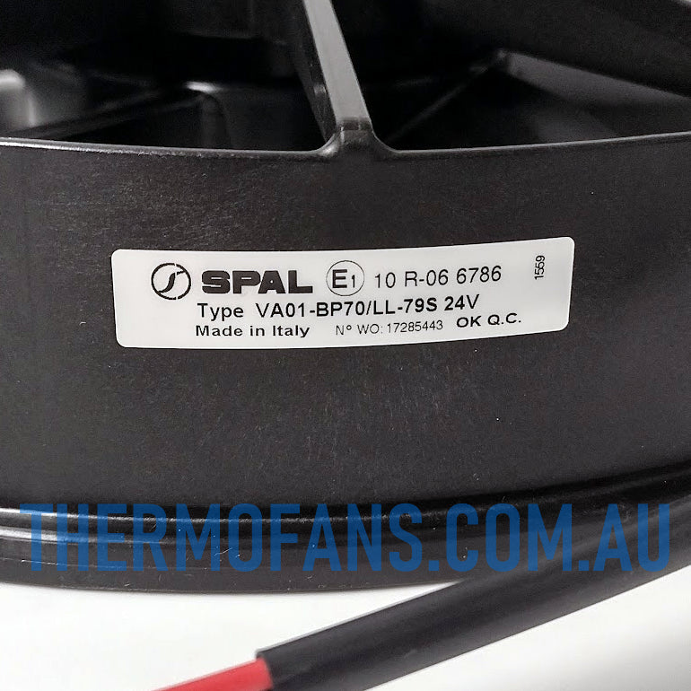 SPAL VA01-BP70/LL-79S 24v 12" Pusher Fan