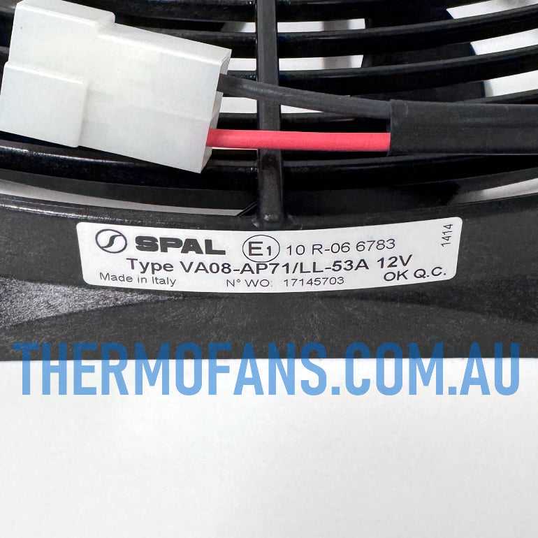 VA08-AP71/LL-53A (EF3657) 12v 14" SPAL Puller Fan
