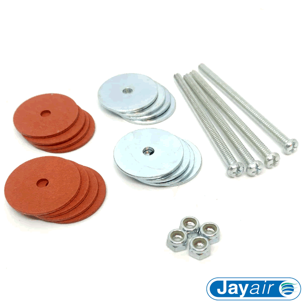 Universal Stainless Steel Bolt & Washer Fan Mounting Kit