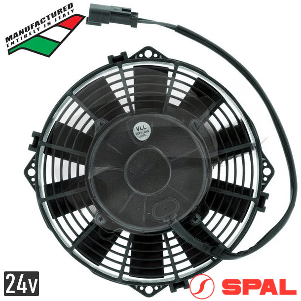 SPAL Thermo Puller Fan w/Thermal Protection – 8” - 24V - 436 CFM - VA14-BP7/VLL/T-34S
