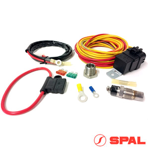 SPAL Temp Switch Fan Harness Kit 12V