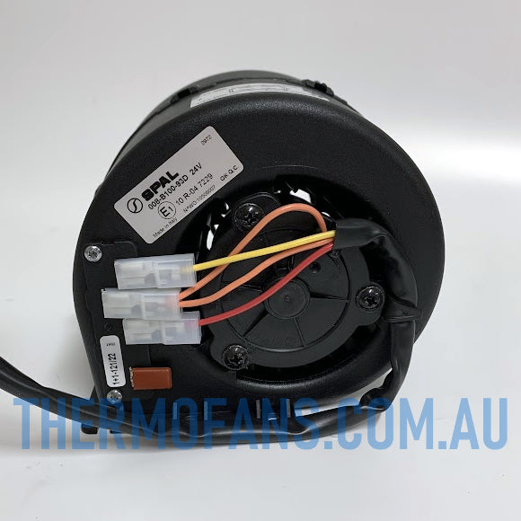 SPAL 008-B100-93D (EM2463) 24V Single Wheel Low Profile Blower