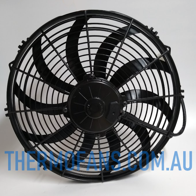 VA08-BP71/LL-53A (EF3650) 24v 14" SPAL Puller Fan Shroud View